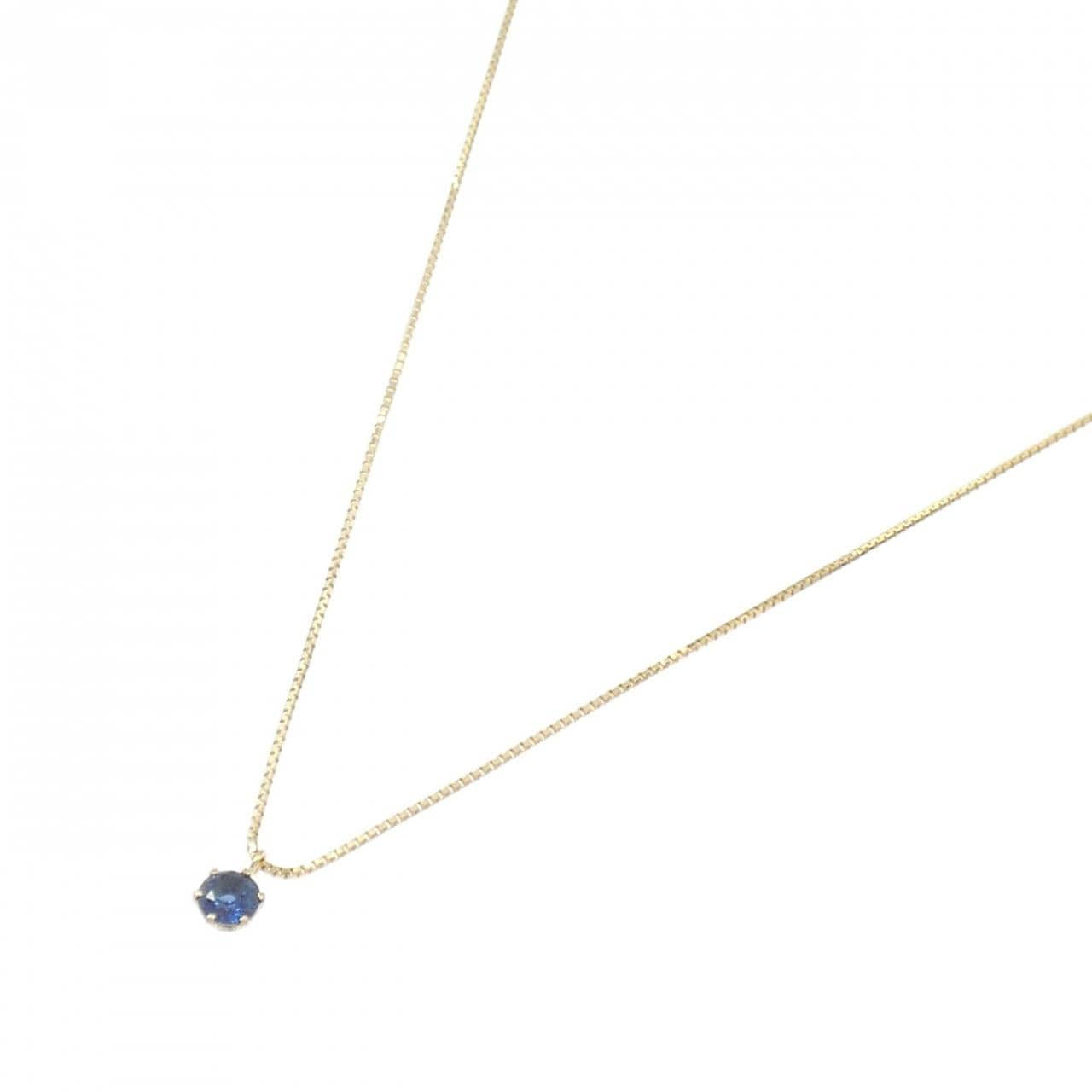K18YG サファイヤ ネックレス 0.31CT