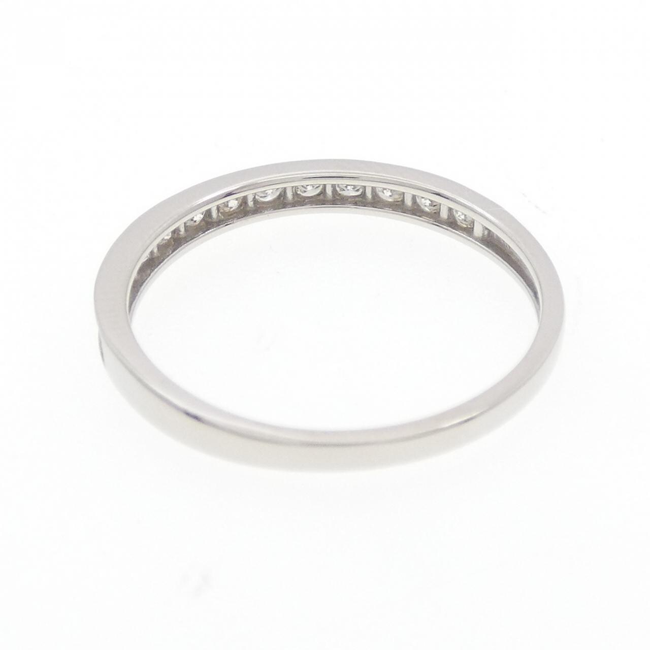 PT950 ハーフエタニティ ダイヤモンド リング 0.20CT