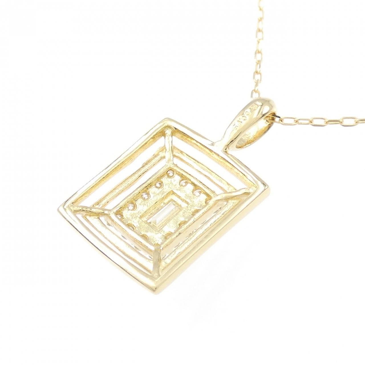 【新品】K18YG ダイヤモンド ネックレス 0.15CT