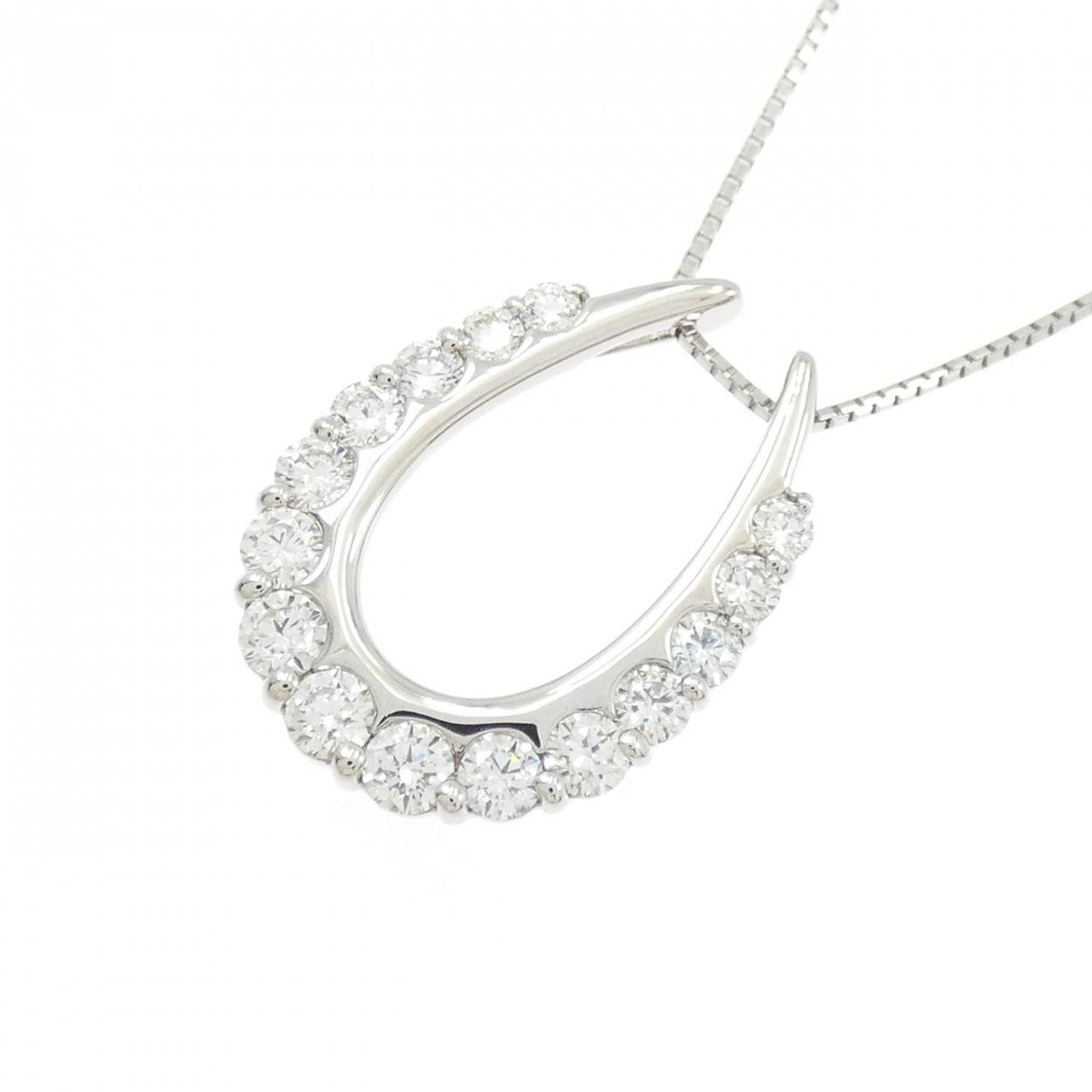 PT900/PT850 ダイヤモンド ネックレス 1.00CT