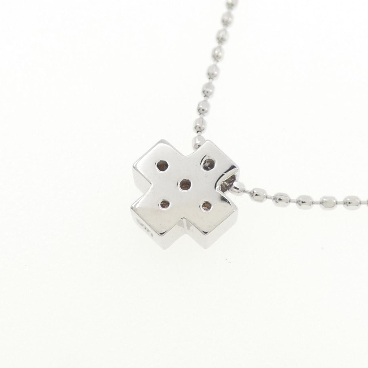 K18WG ダイヤモンド ネックレス 0.05CT