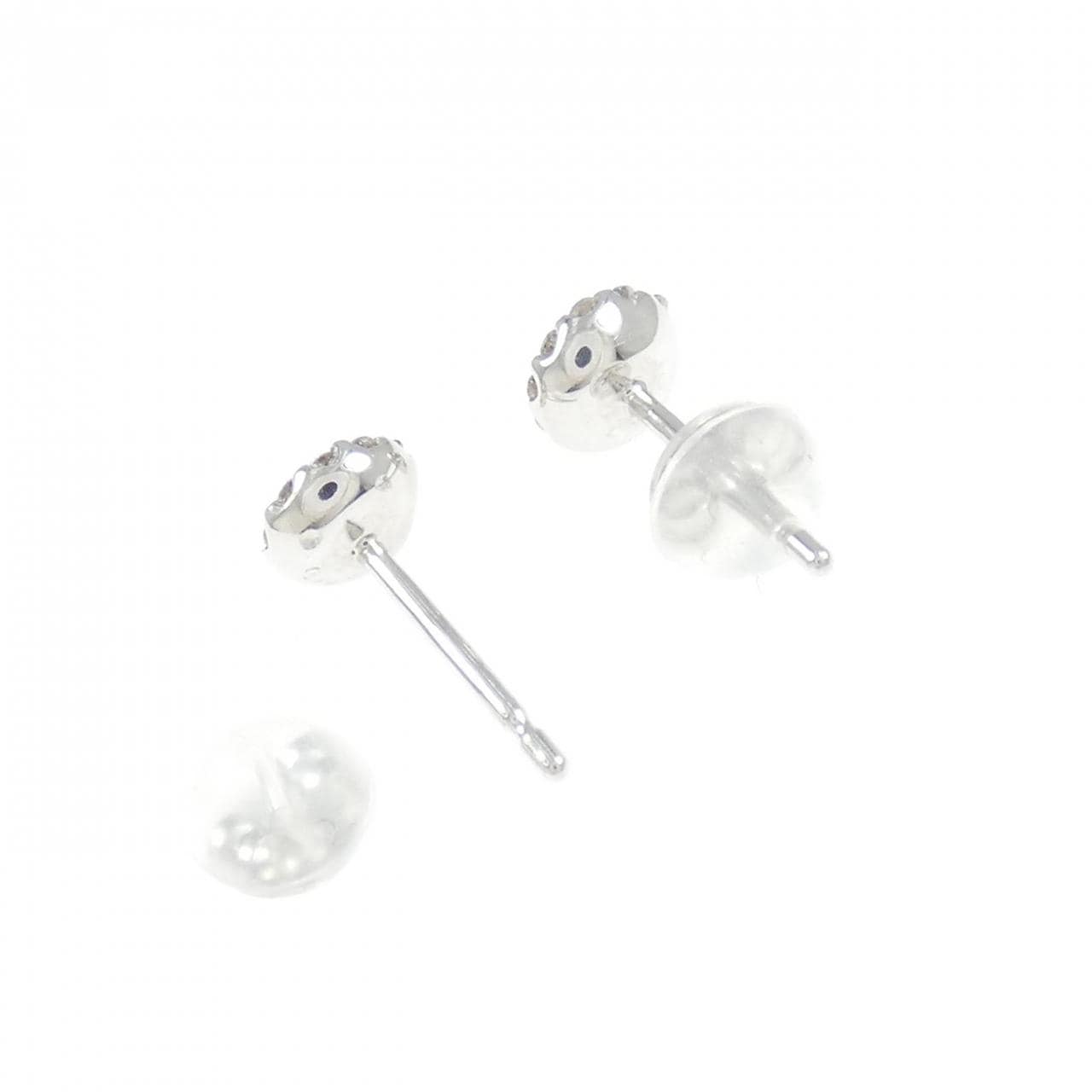 K18WG ダイヤモンド ピアス 0.28CT