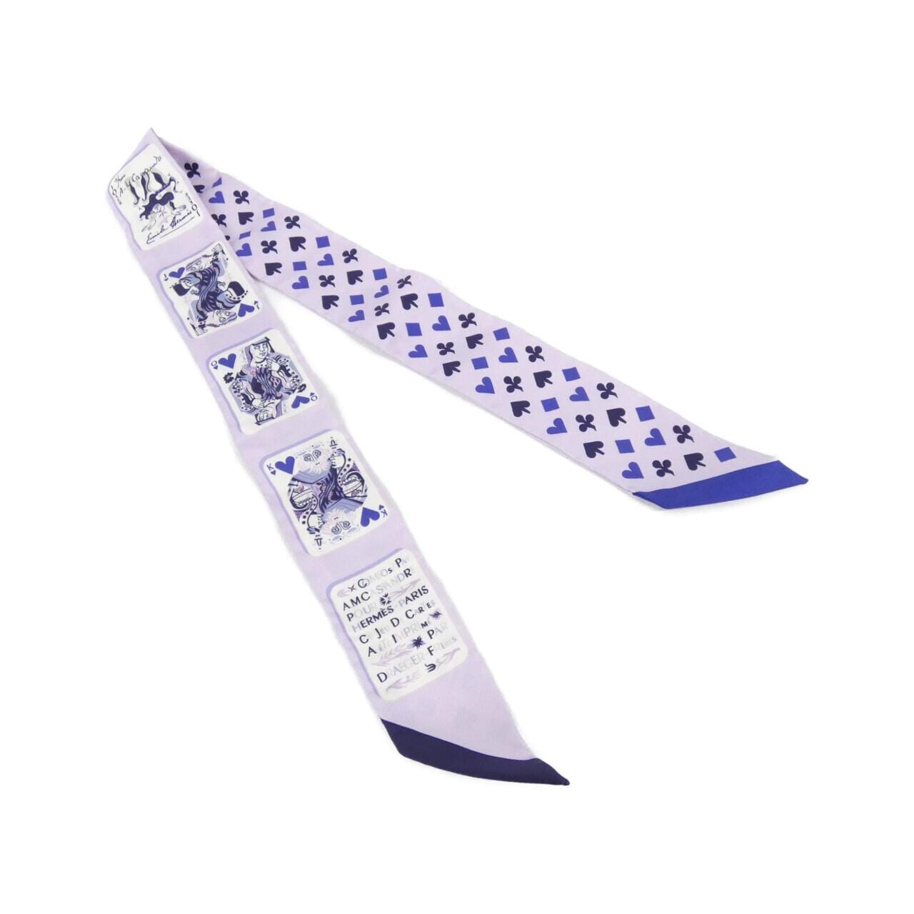 エルメス JEU DE CARTES ツイリー 063169S スカーフ