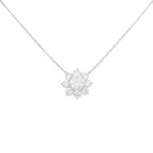 ハリーウィンストン サンフラワー スモール ネックレス 0.70CT