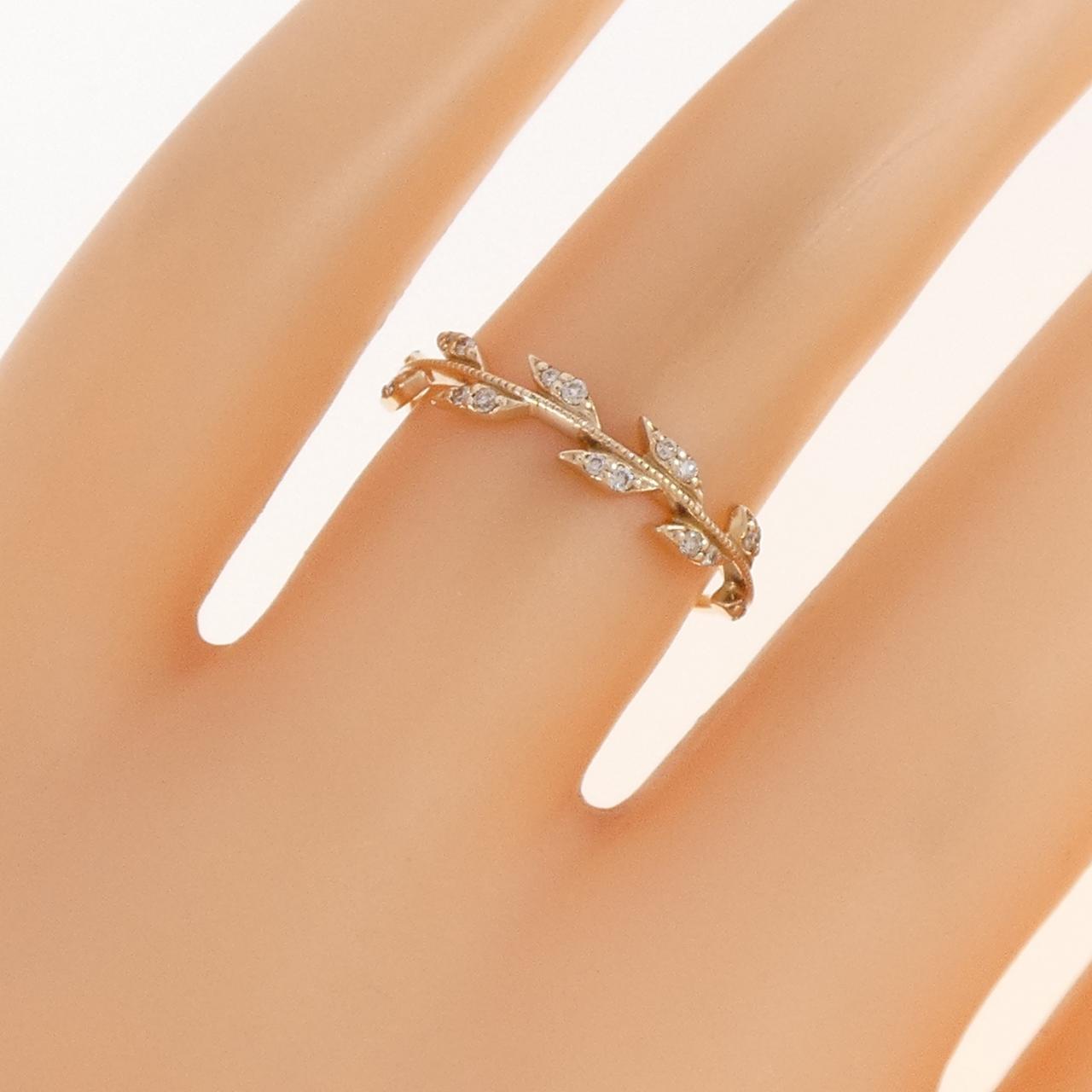 アガット ダイヤモンド リング 0.08CT