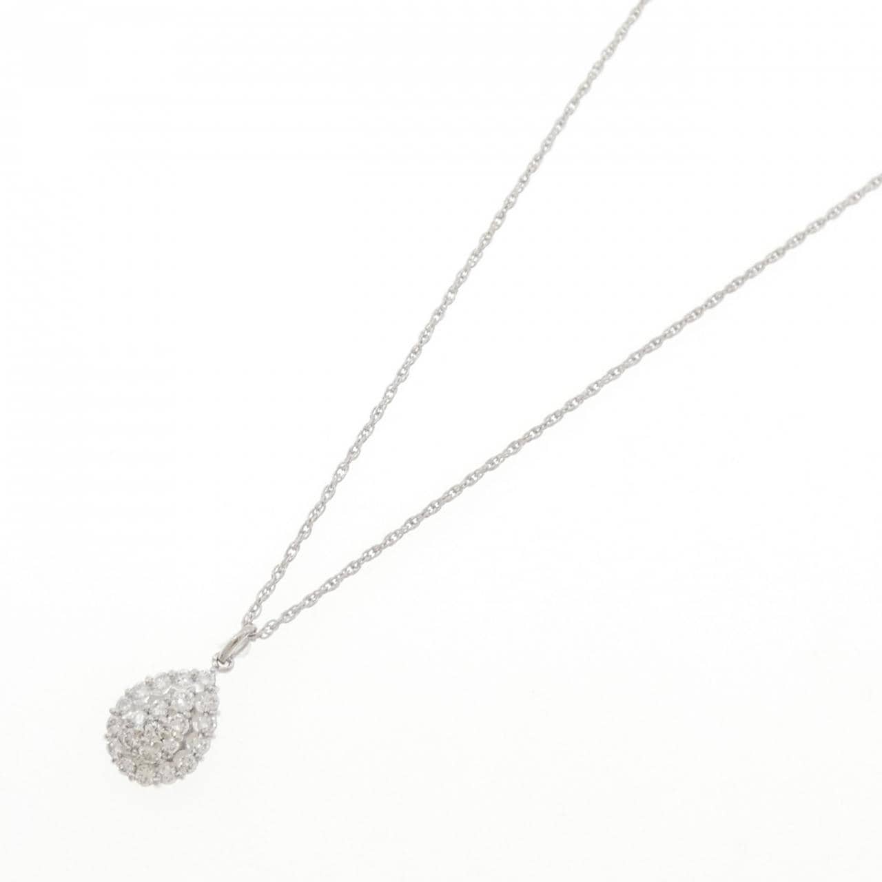 PT900/PT850 ダイヤモンド ネックレス 1.00CT