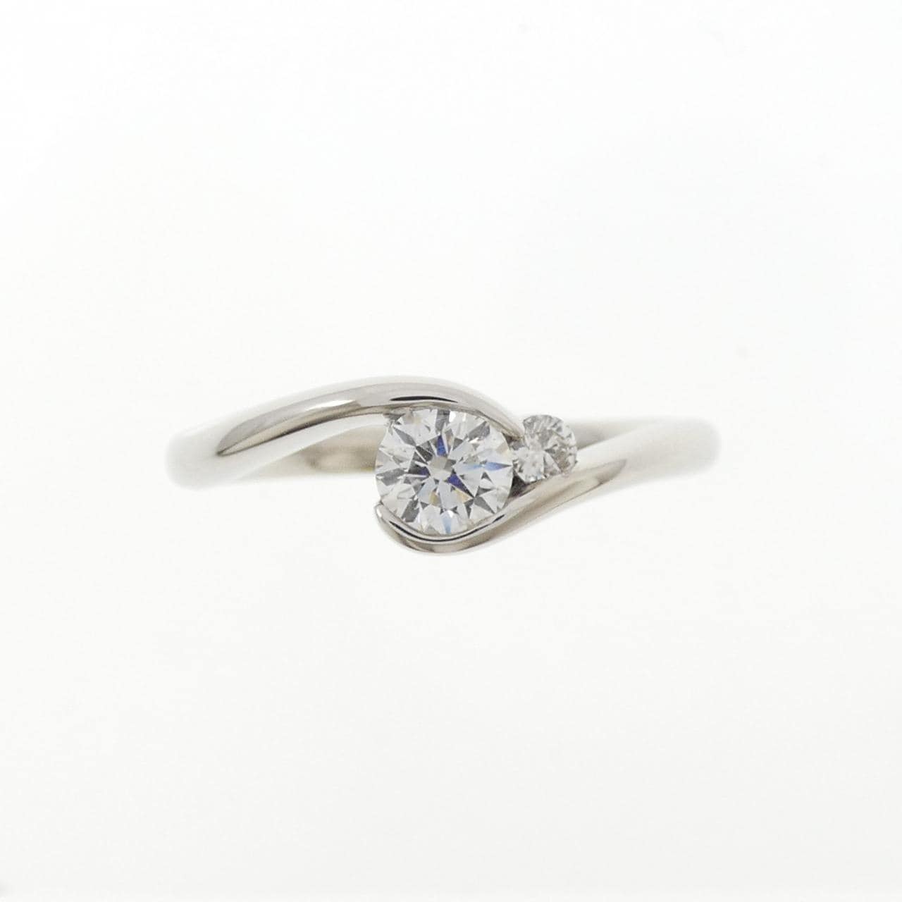 PT900 ダイヤモンド リング 0.322CT D SI1 3EXT H＆C