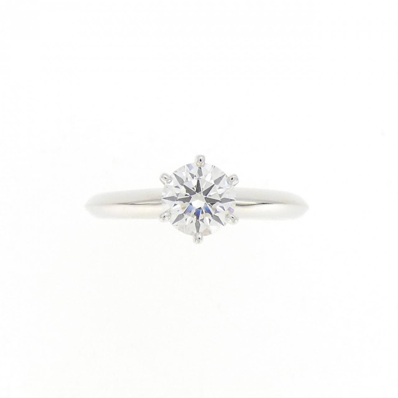 ティファニー クラシックソリティア リング 0.48CT I VS1 3EXT