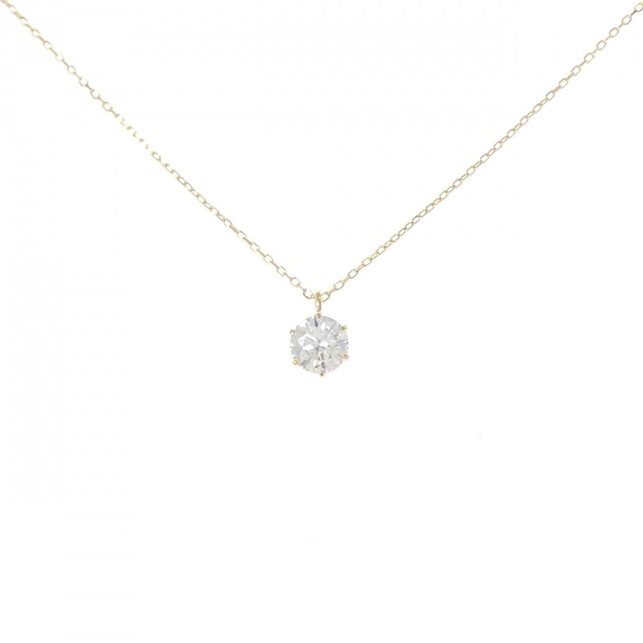 K18YG ダイヤモンド ネックレス 0.369CT