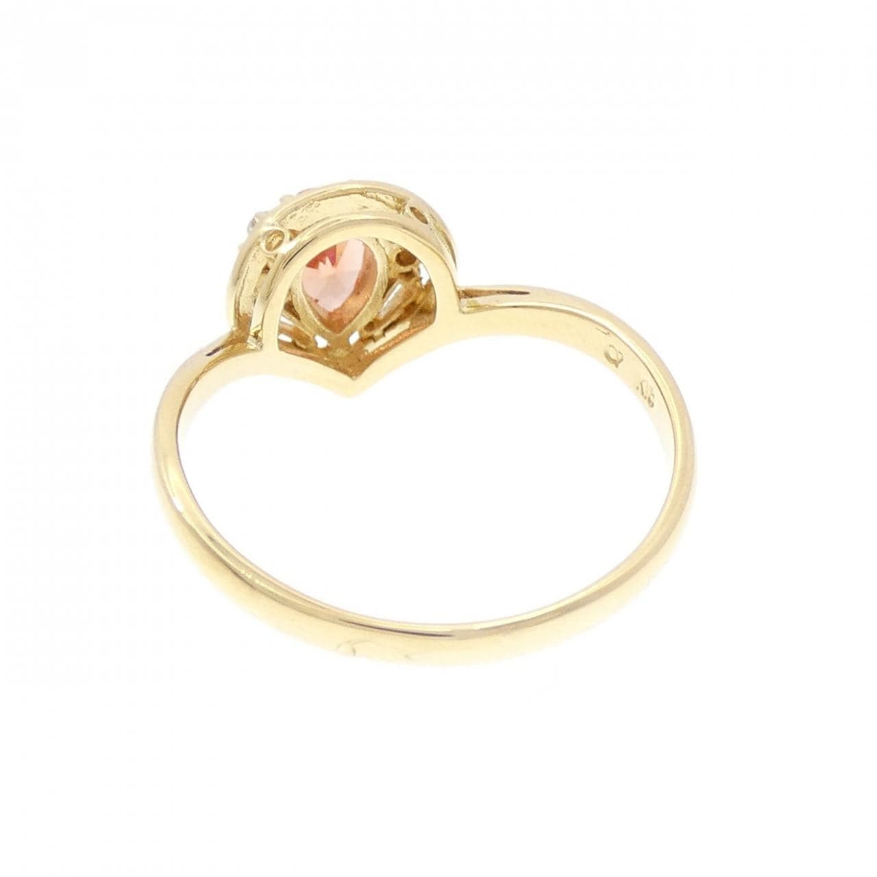 クレサンベール 合成サファイア リング 0.49CT
