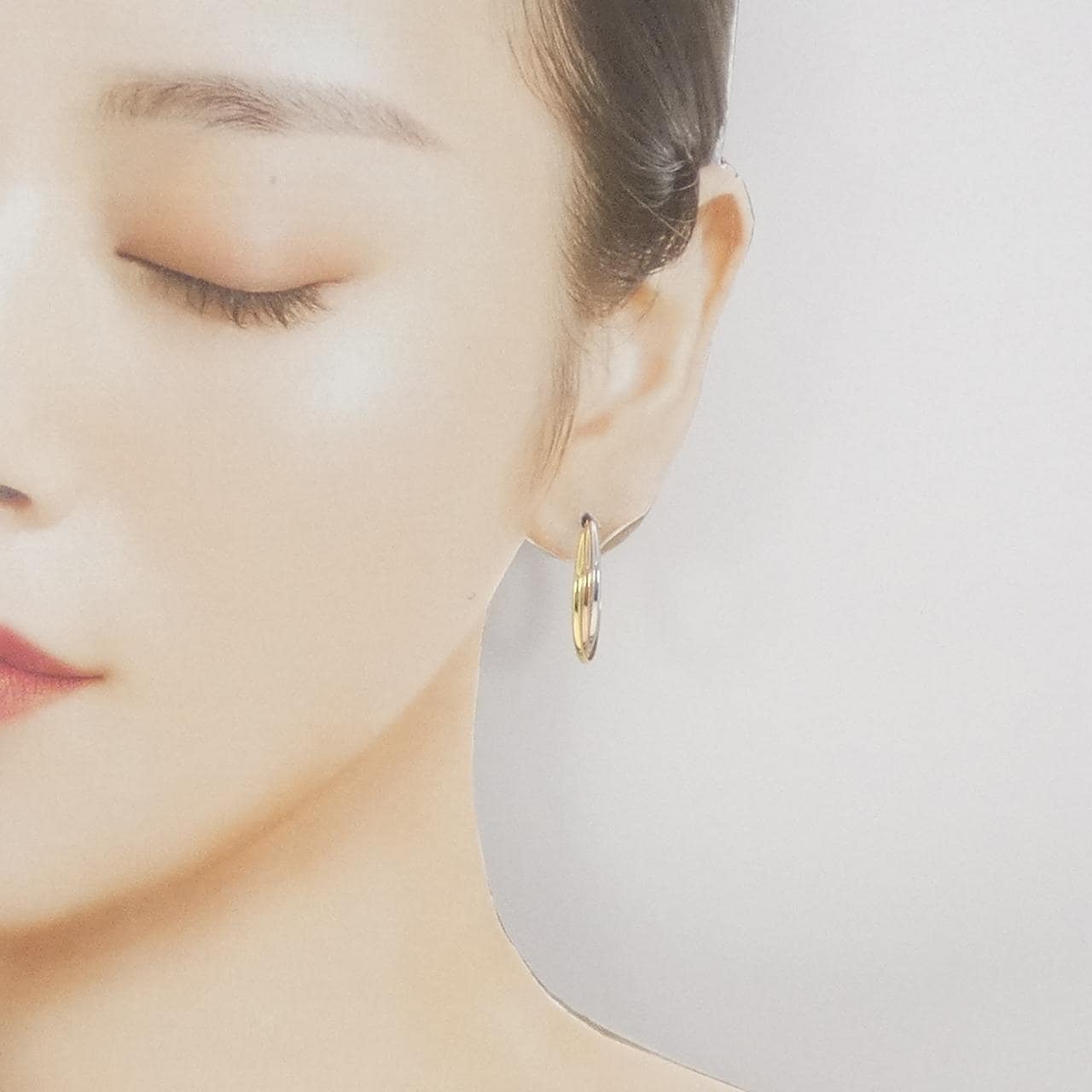 【新品】K18YG/PT900/K18PG ピアス