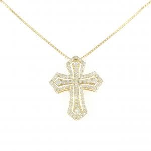 K18YG ダイヤモンド ネックレス 0.74CT