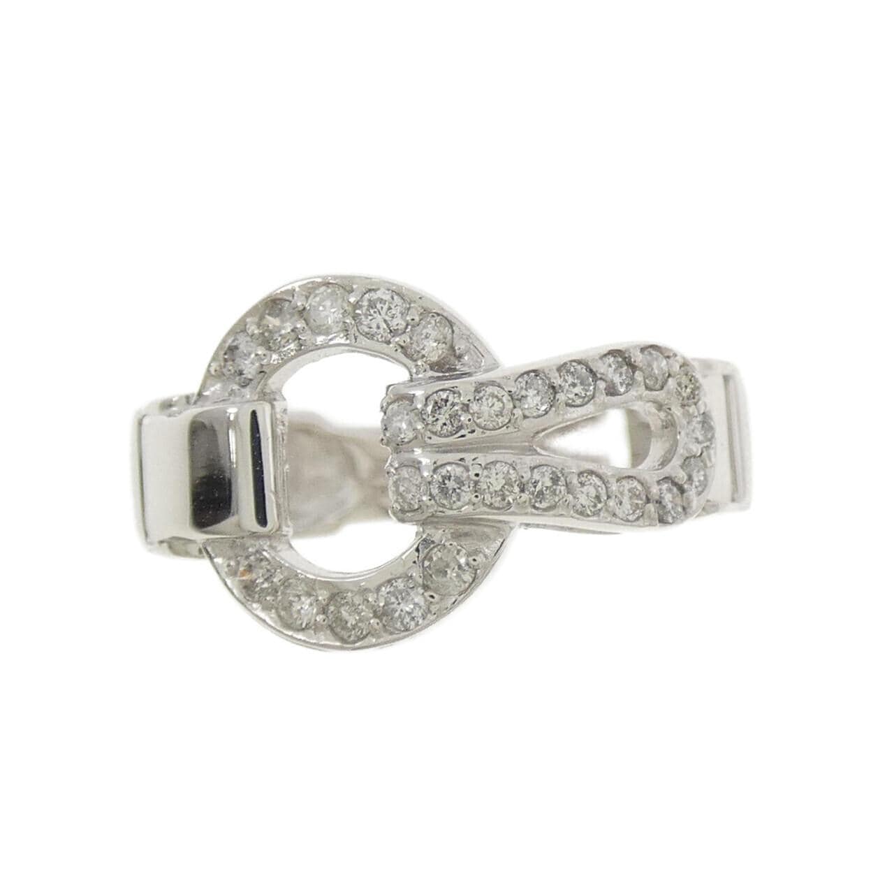 K18WG ダイヤモンド リング 0.25CT