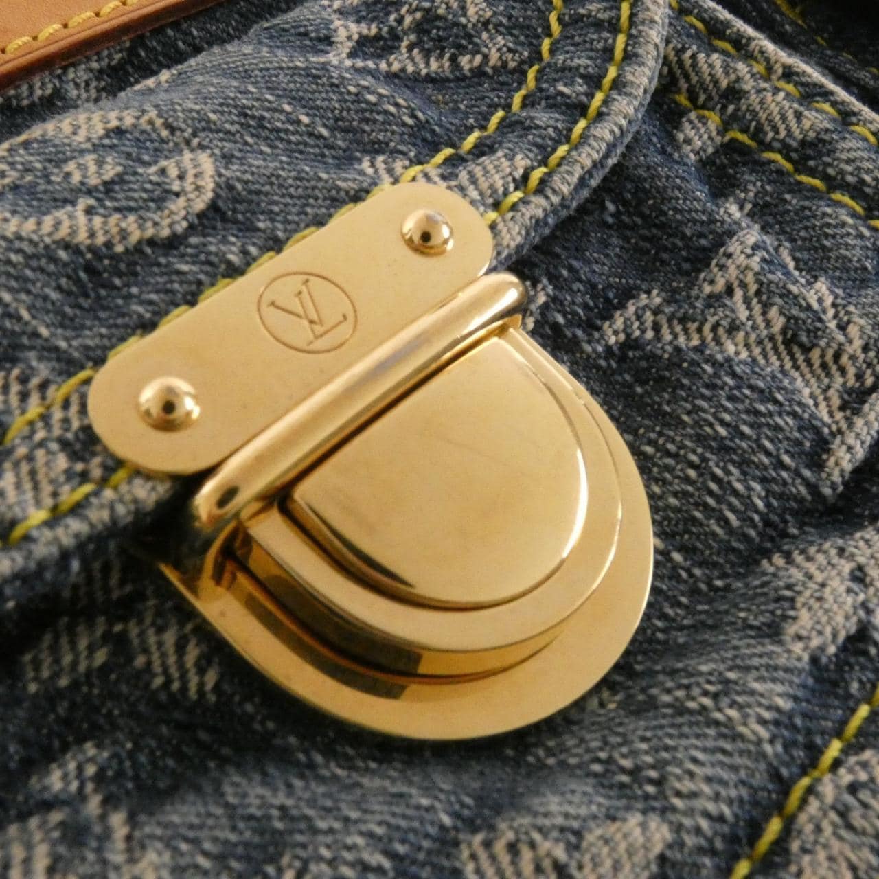 ルイヴィトン モノグラム デニム バギー PM M95049 ショルダーバッグ