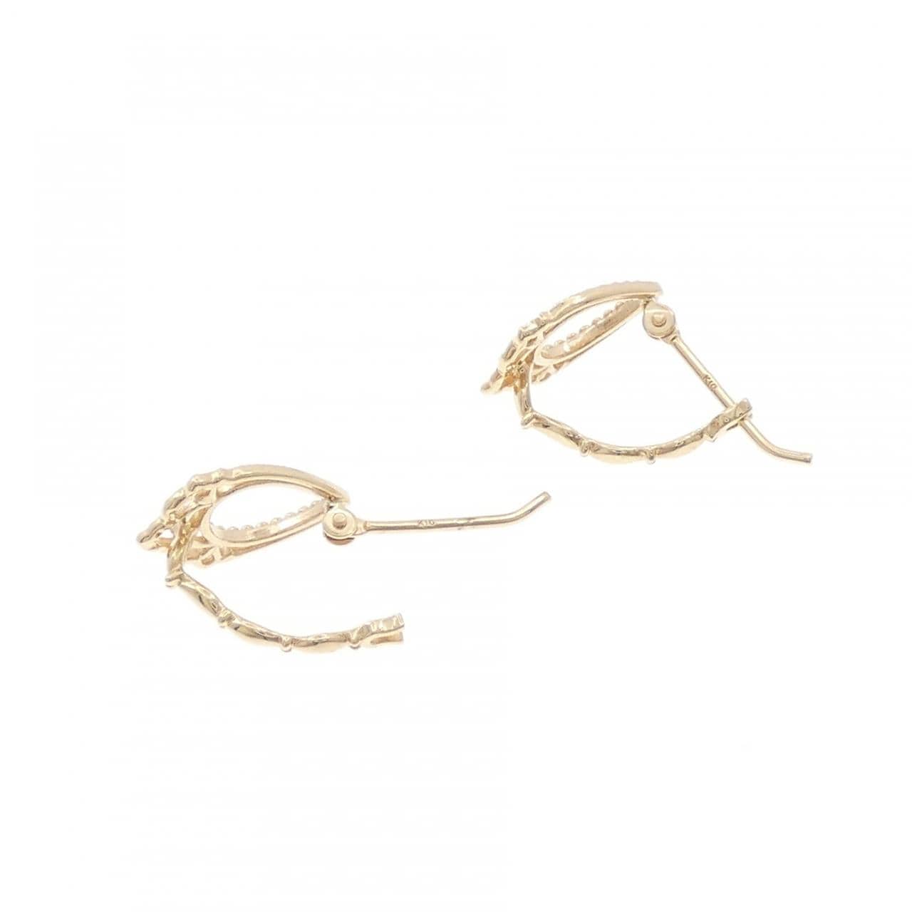 アガット ダイヤモンド ピアス 0.012CT