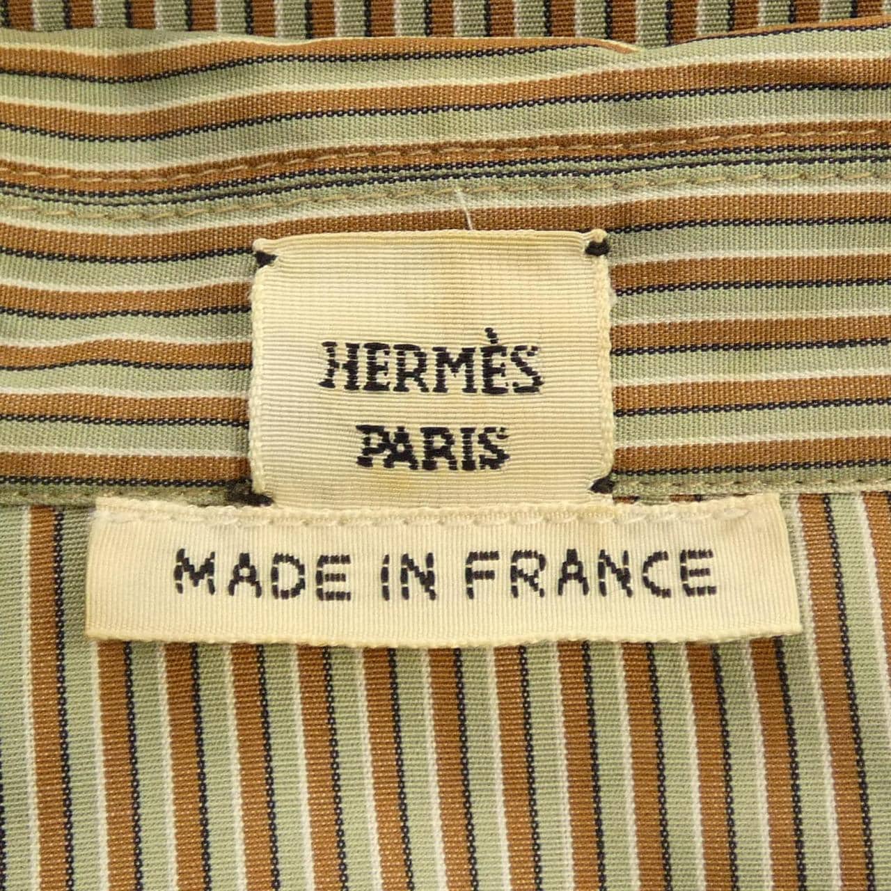 エルメス HERMES *77-7600. シャツ