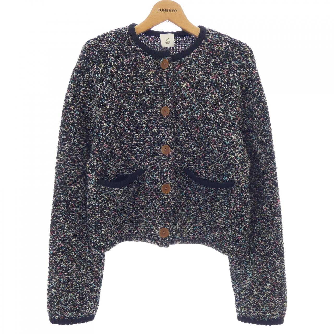 ロク 6ROKU 8628-199-0137 カーディガン