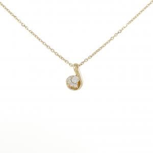 K18YG ダイヤモンド ネックレス 0.15CT
