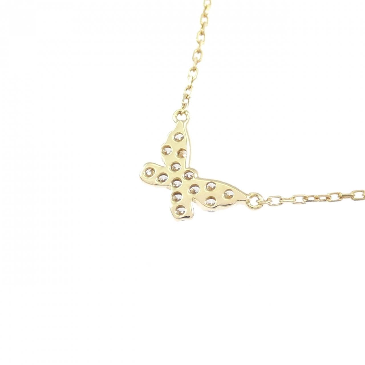 アーカー バタフライ ネックレス 0.06CT