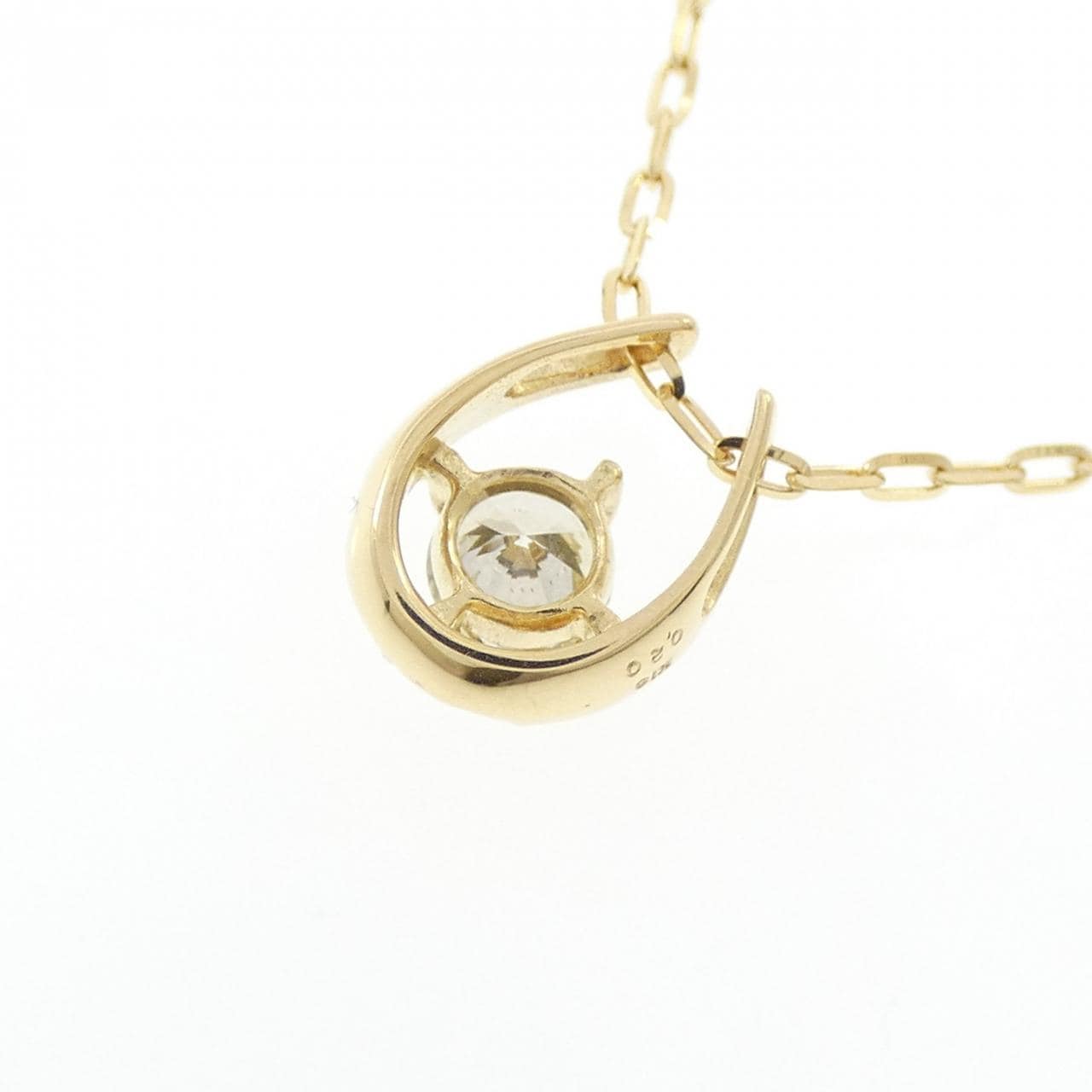 K18YG ダイヤモンド ネックレス 0.20CT
