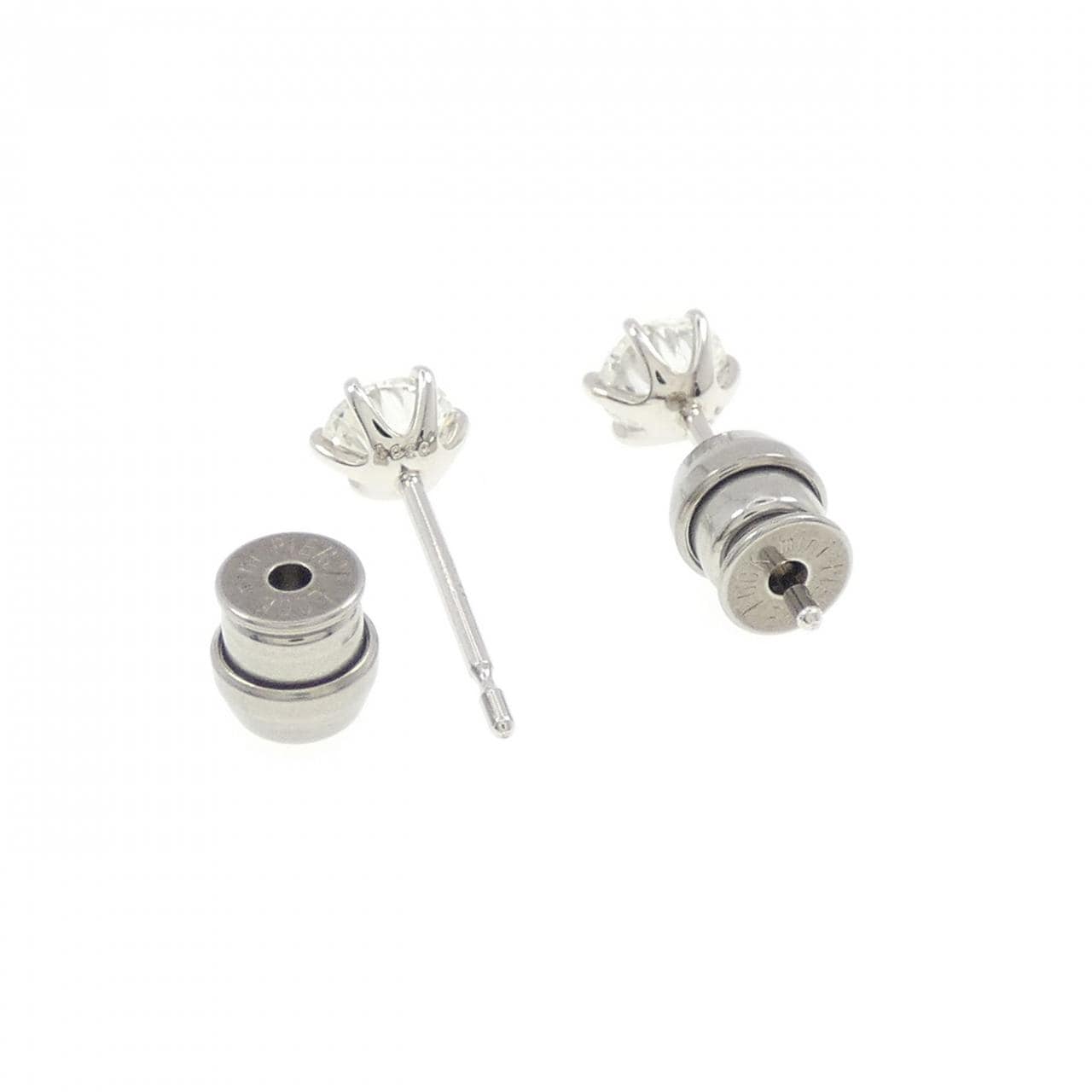 【リメイク】PT/ST ダイヤモンド ピアス 0.301CT 0.315CT F SI1 3EXT-EXT H&C