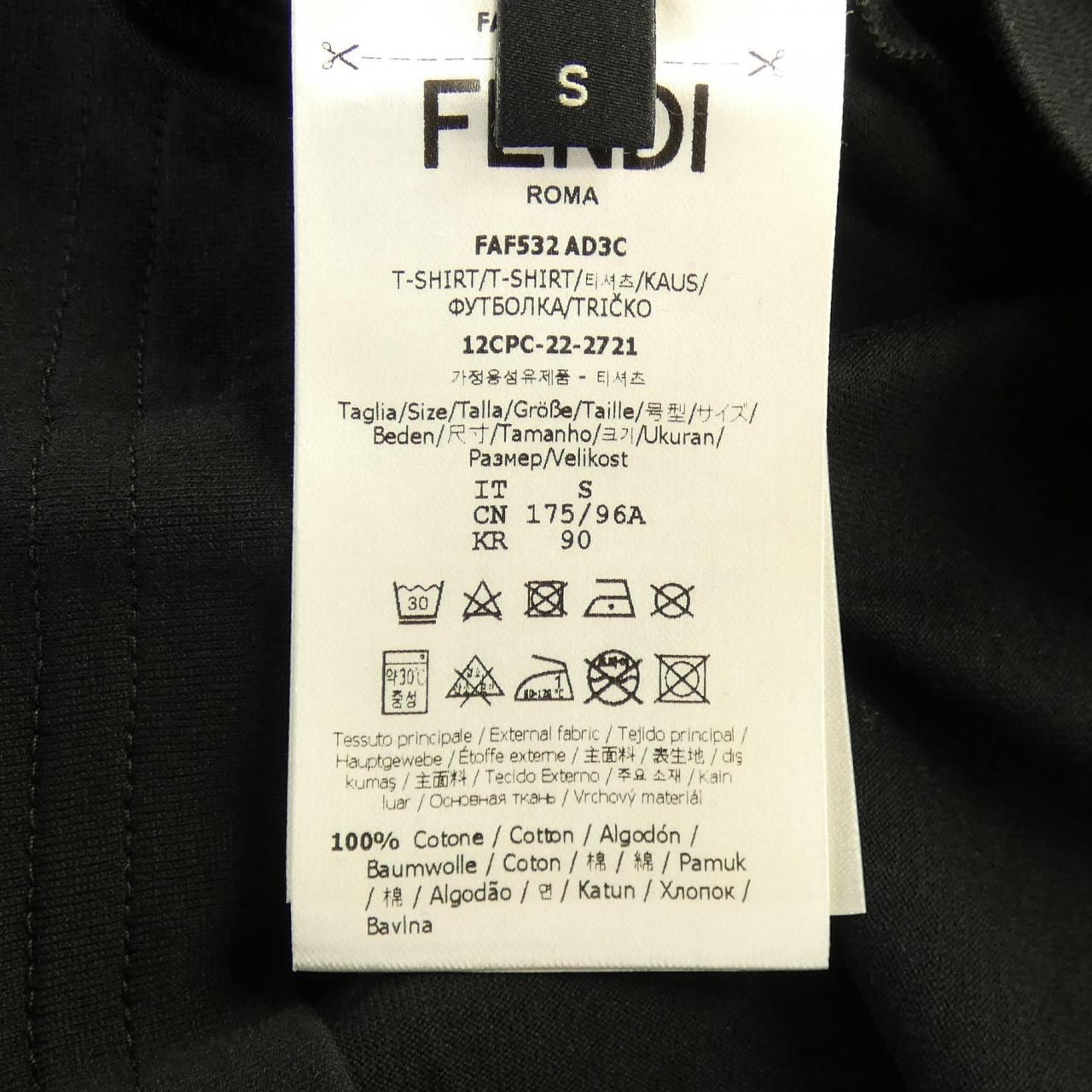 フェンディ FENDI FFモチーフ FAF532 AD3C Tシャツ