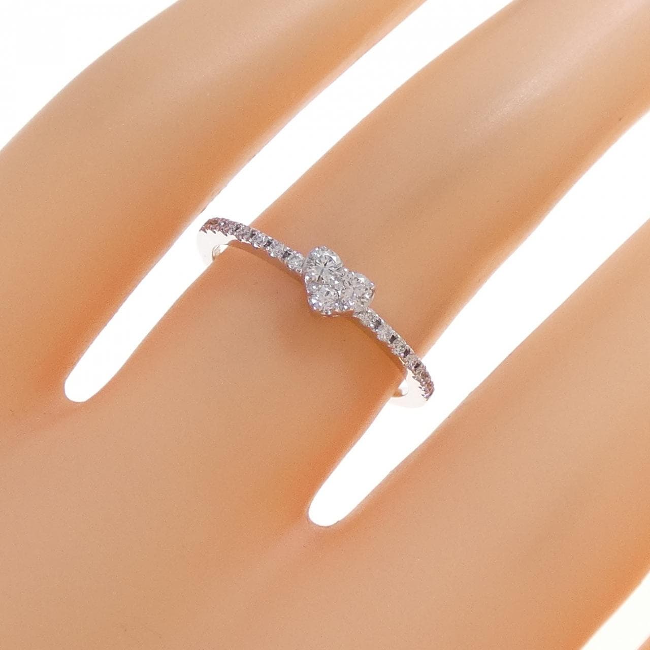 PONTE VECCHIO心形戒指 0.18CT