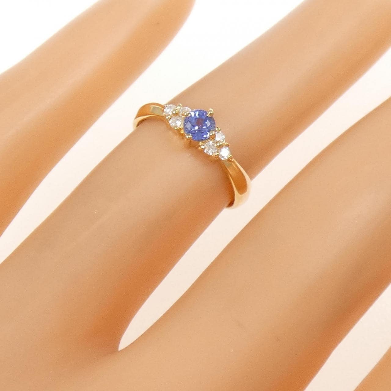 K18YG サファイヤ リング