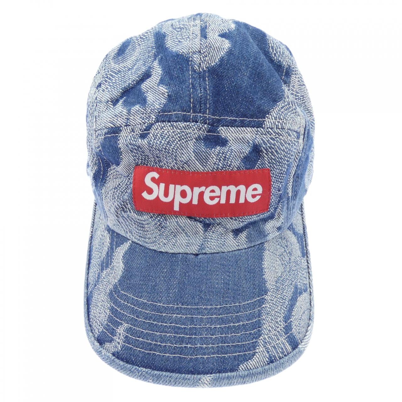シュプリーム SUPREME Flames Jacquard Denim キャップ