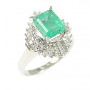 PT900 エメラルド リング 1.66CT