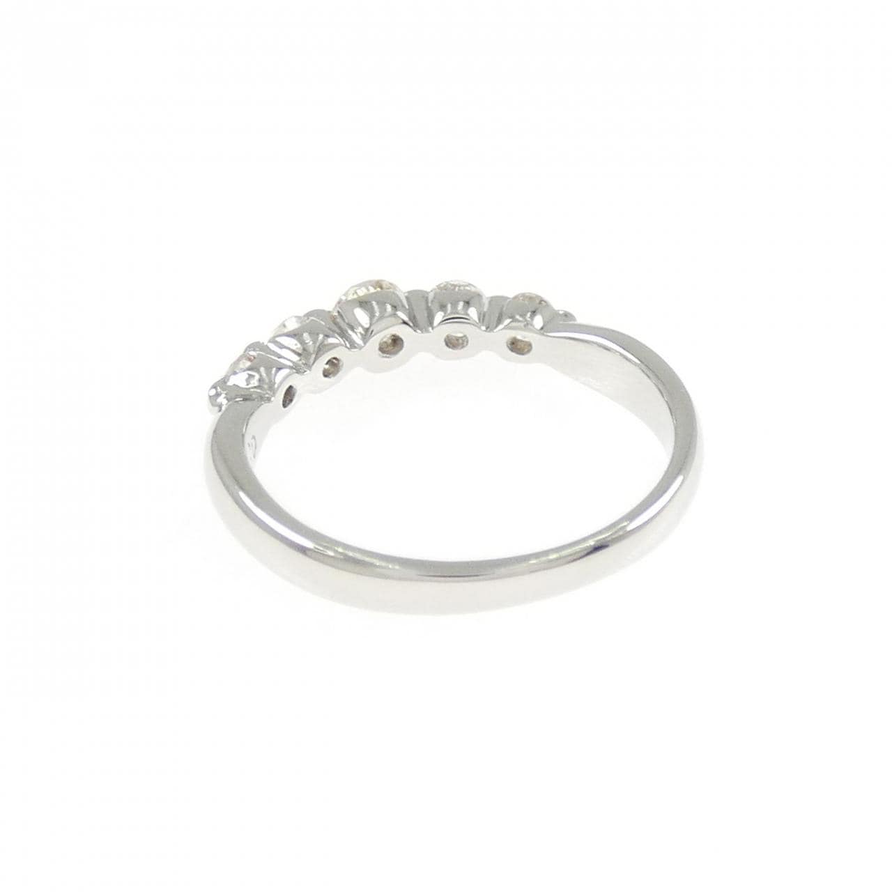 PT900 ダイヤモンド ピンキー リング 0.30CT