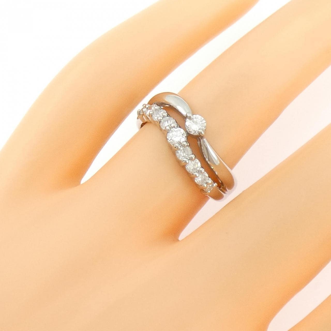 PT900 Diamond Ring 0.50CT