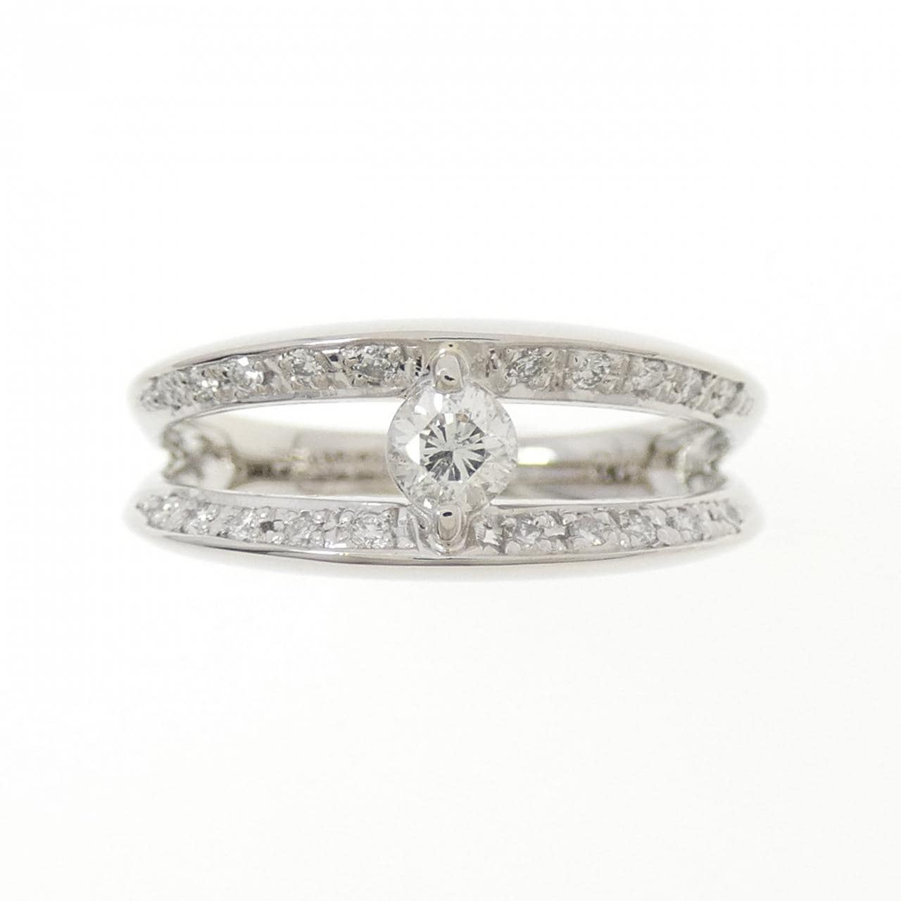 PT900 ダイヤモンド リング 0.18CT