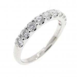 PT950 ハーフエタニティ ダイヤモンド リング 0.50CT