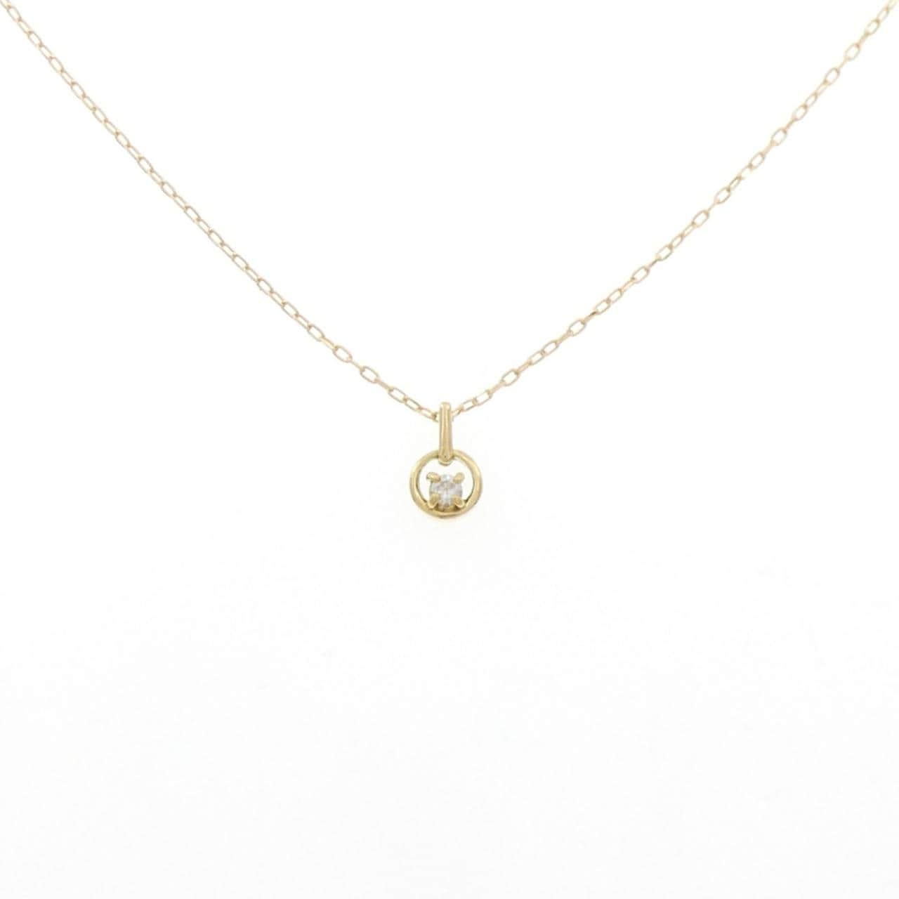 K18YG ダイヤモンド ネックレス 0.05CT