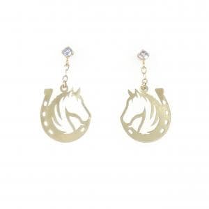 【新品】K10YG タンザナイト ピアス