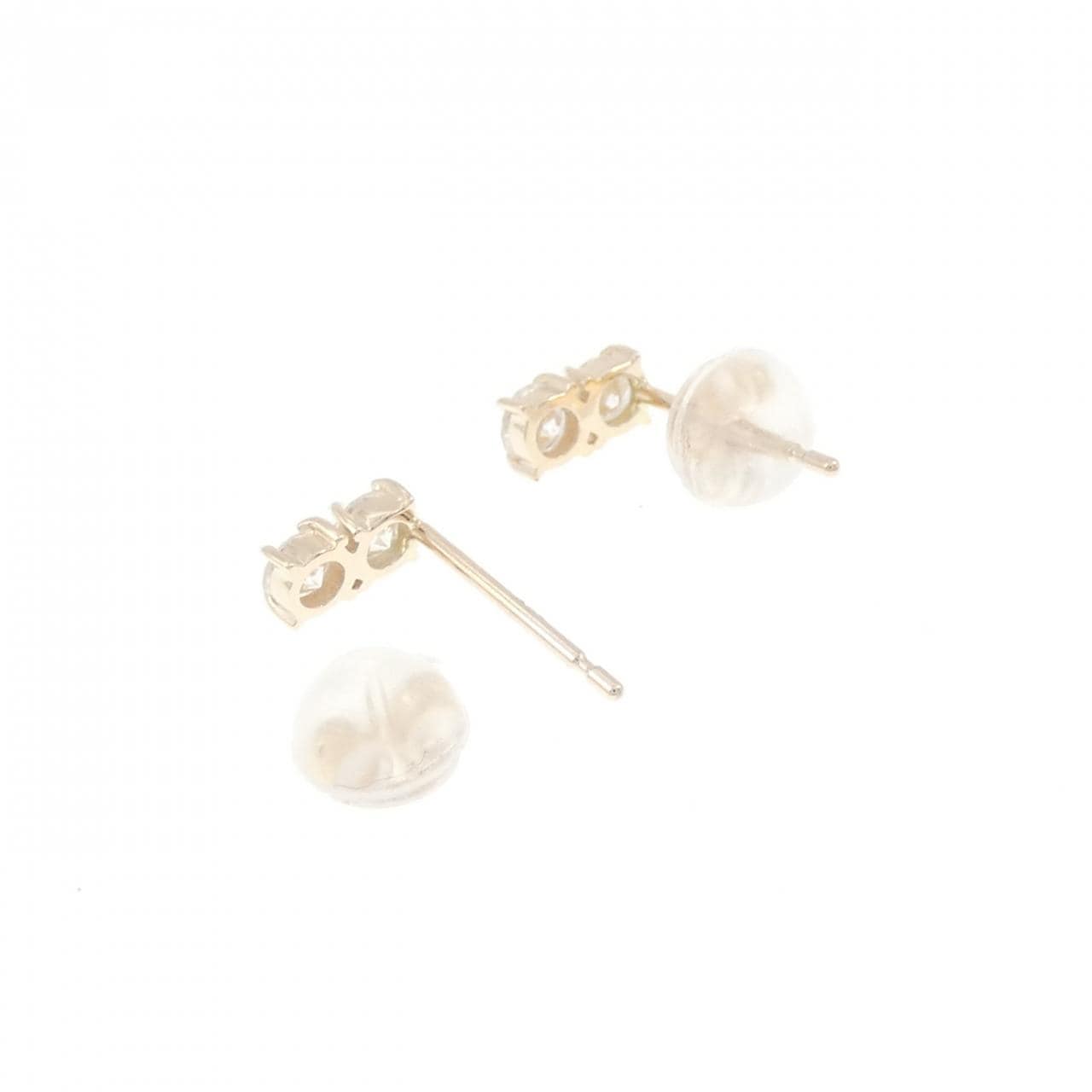 【リメイク】K10YG ダイヤモンド ピアス 0.30CT