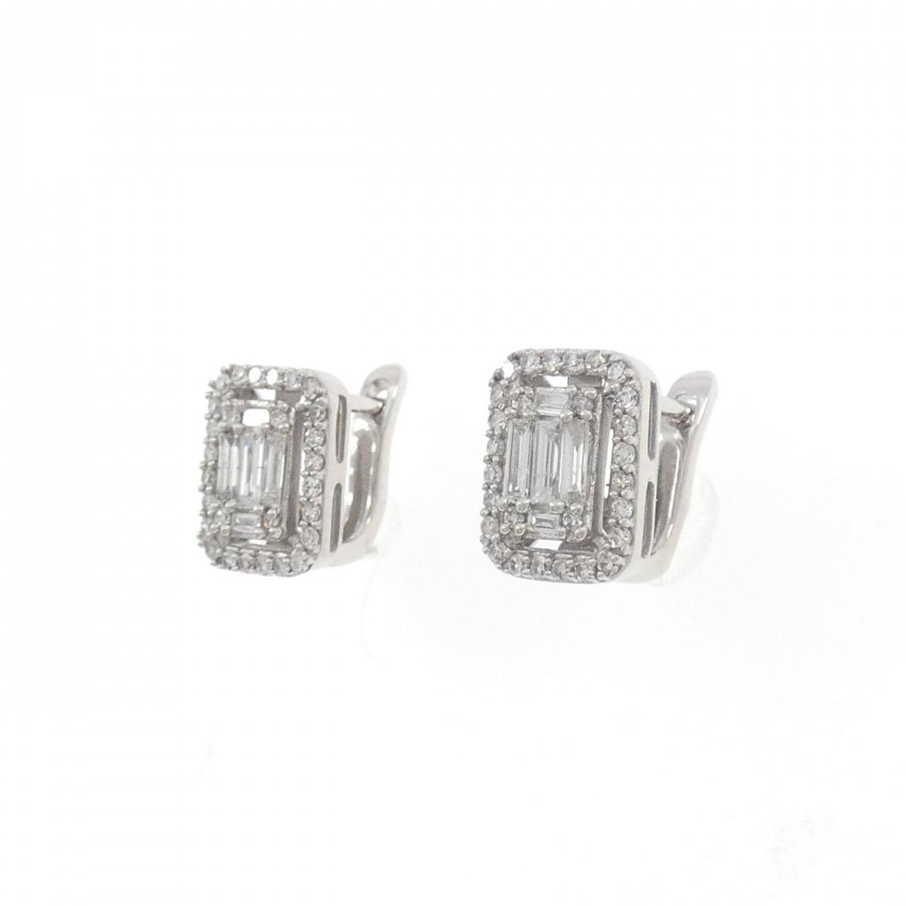 14KWG ダイヤモンド ピアス