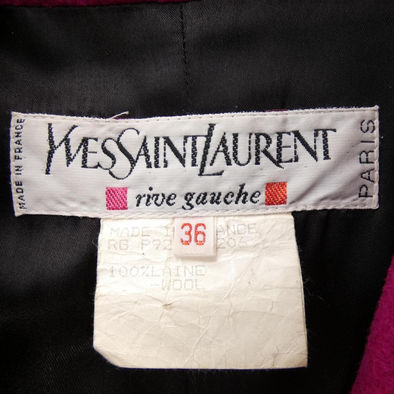 [vintage] YVES SAINT LAURENT LAURENT 外套