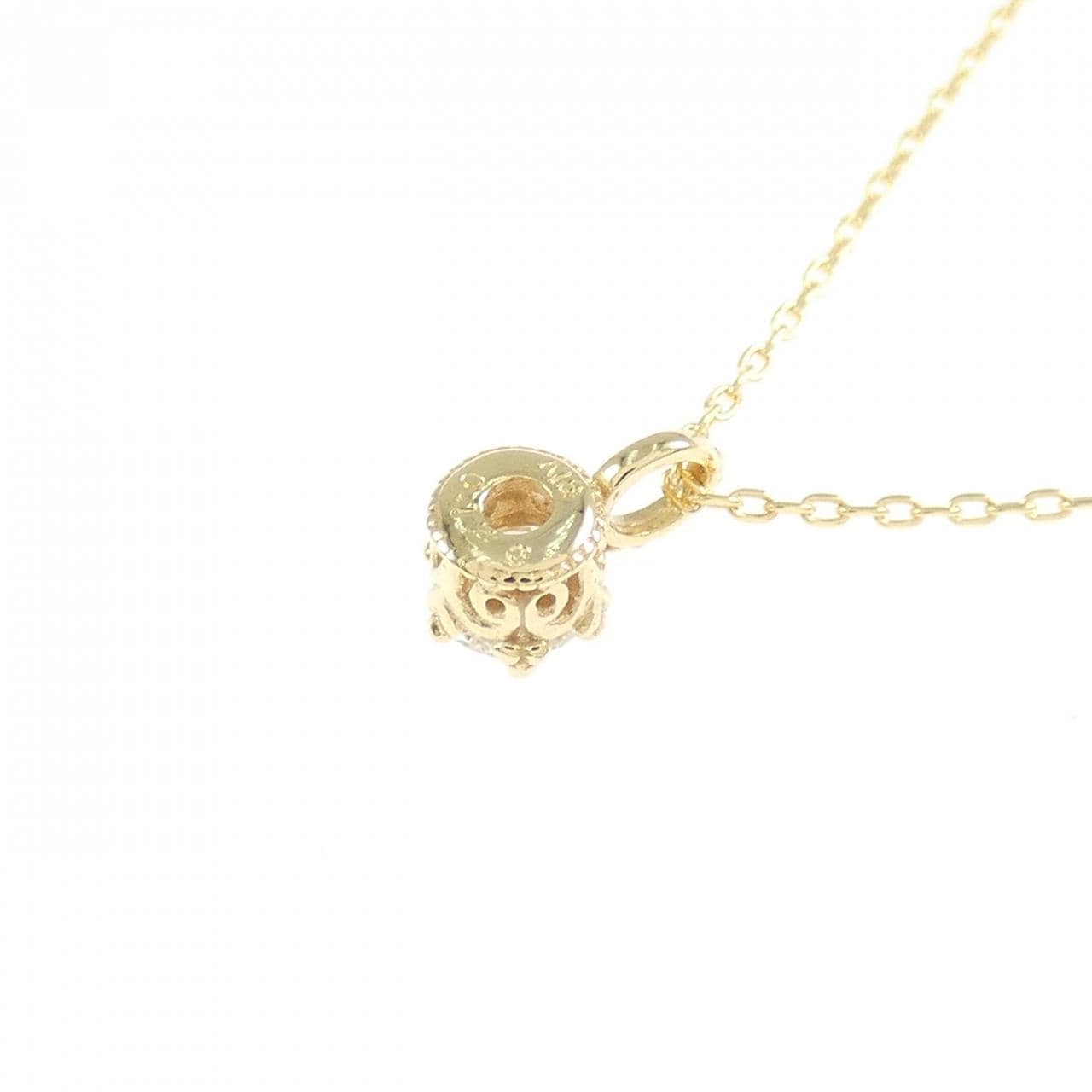 K18YG ダイヤモンド ネックレス 0.123CT