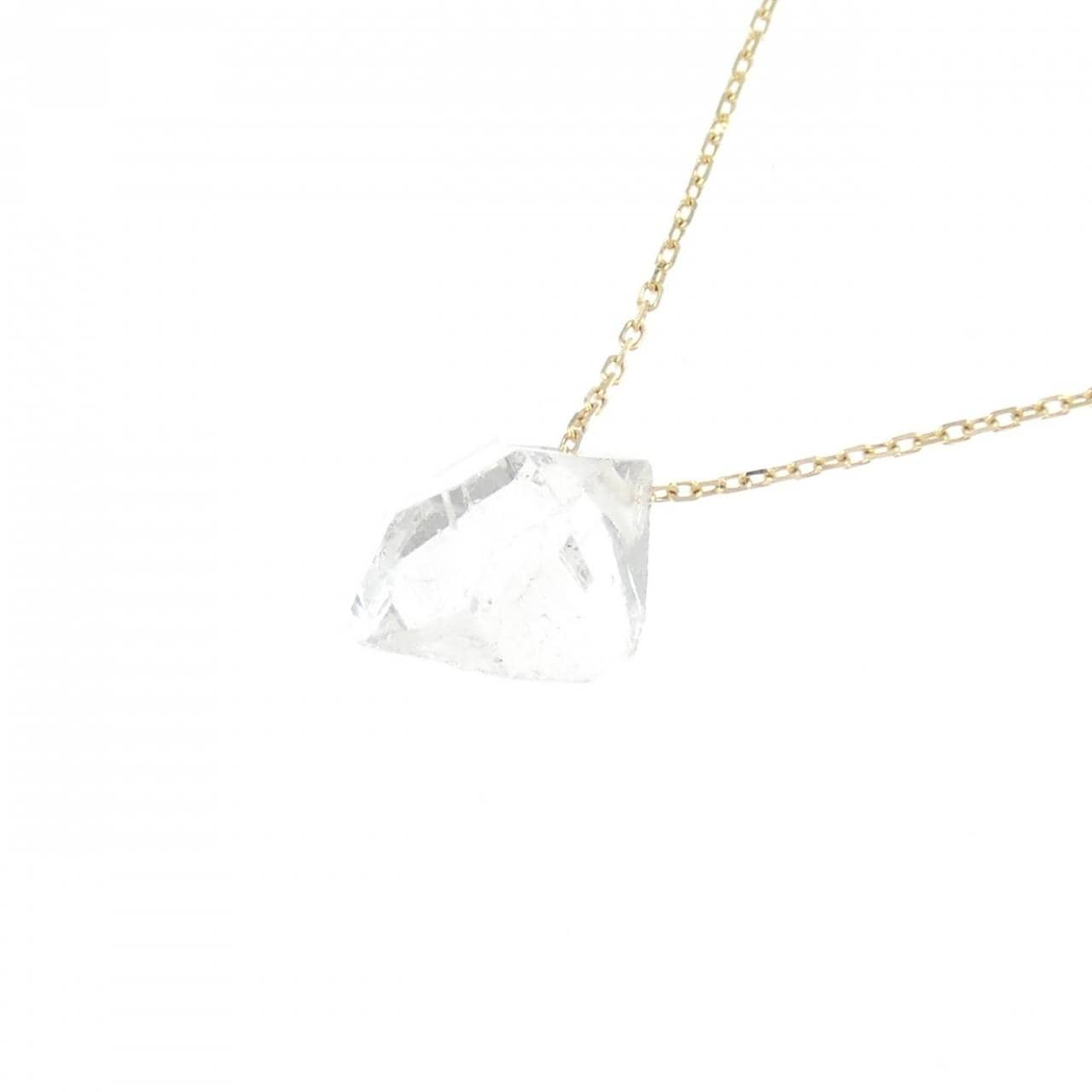 K18YG クオーツ ネックレス