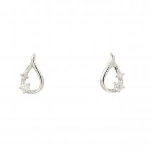 【新品】PT ダイヤモンド ピアス 0.04CT
