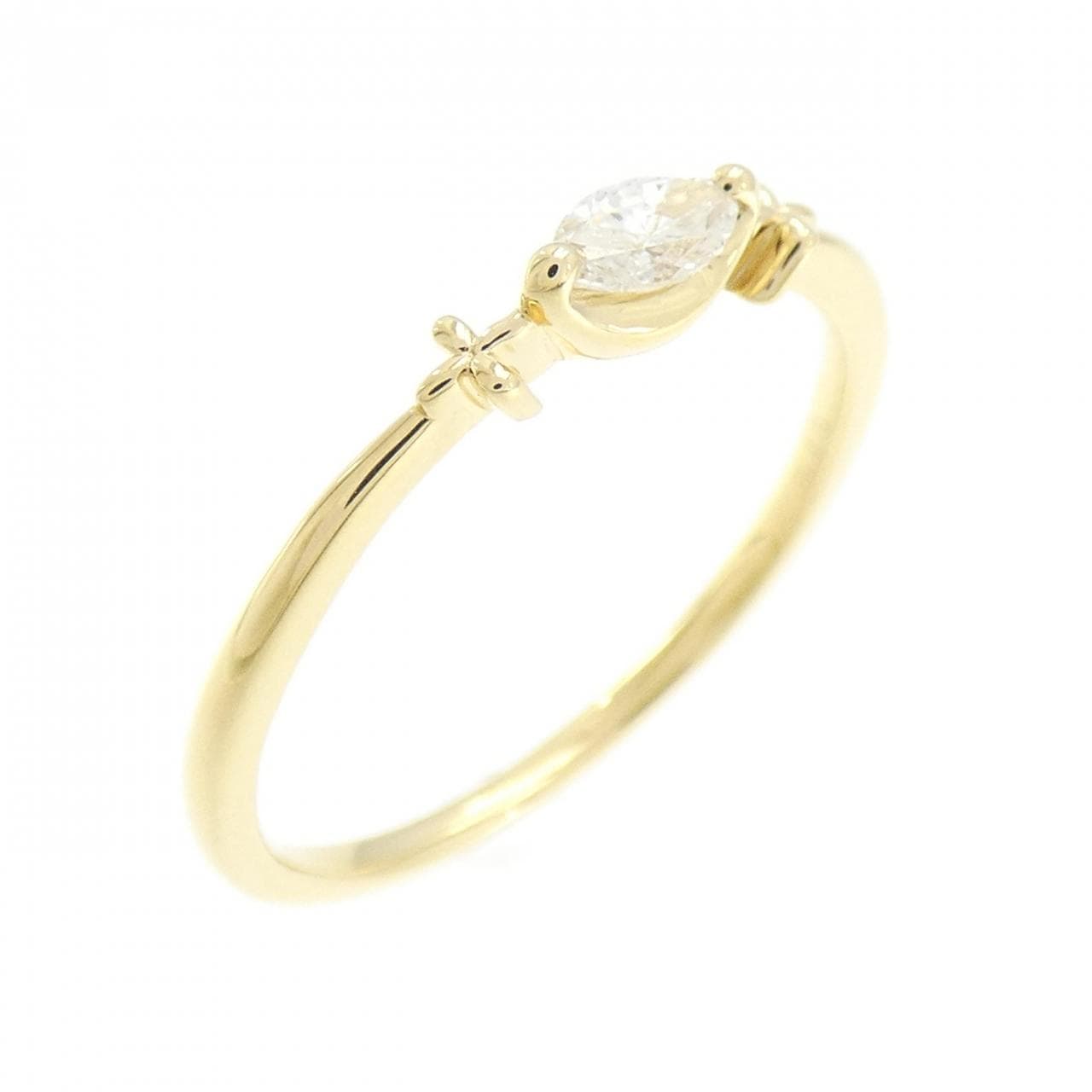 K18YG ダイヤモンド リング 0.15CT