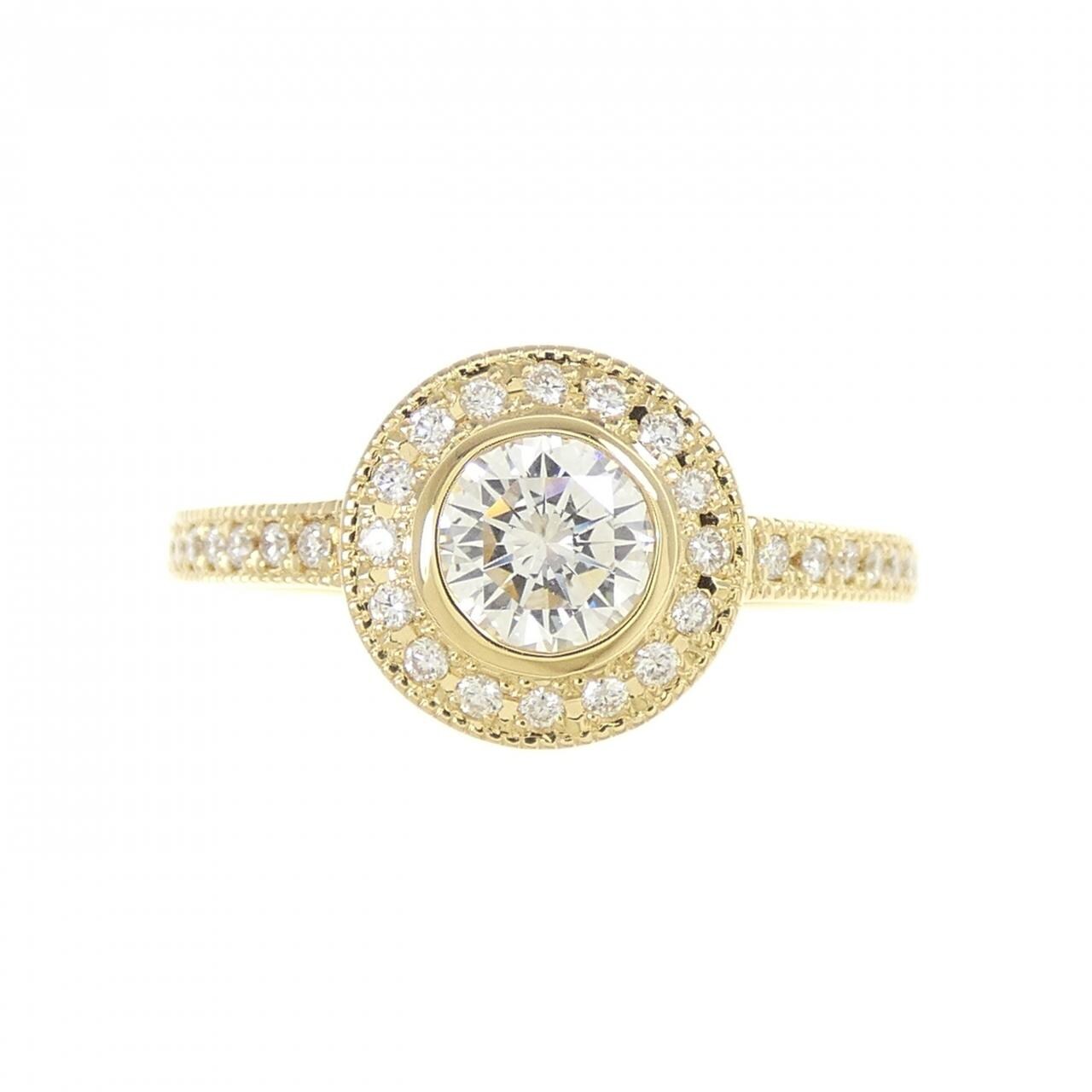 【リメイク】K18YG ダイヤモンド リング 0.418CT G SI2 VG