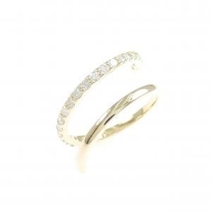 【リメイク】K10YG ダイヤモンド ピンキーリング 0.28CT