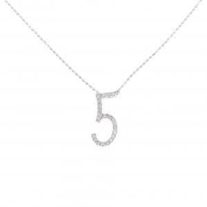 Sirena Azzurro 5 號鑽石項鏈 0.13CT