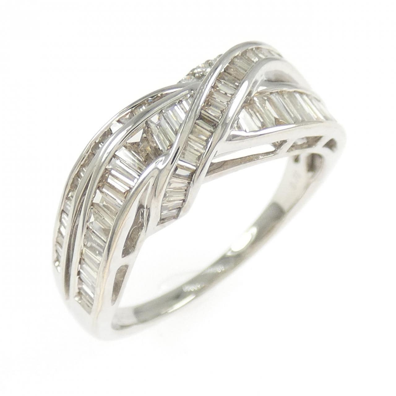 K18WG ダイヤモンド リング 0.70CT