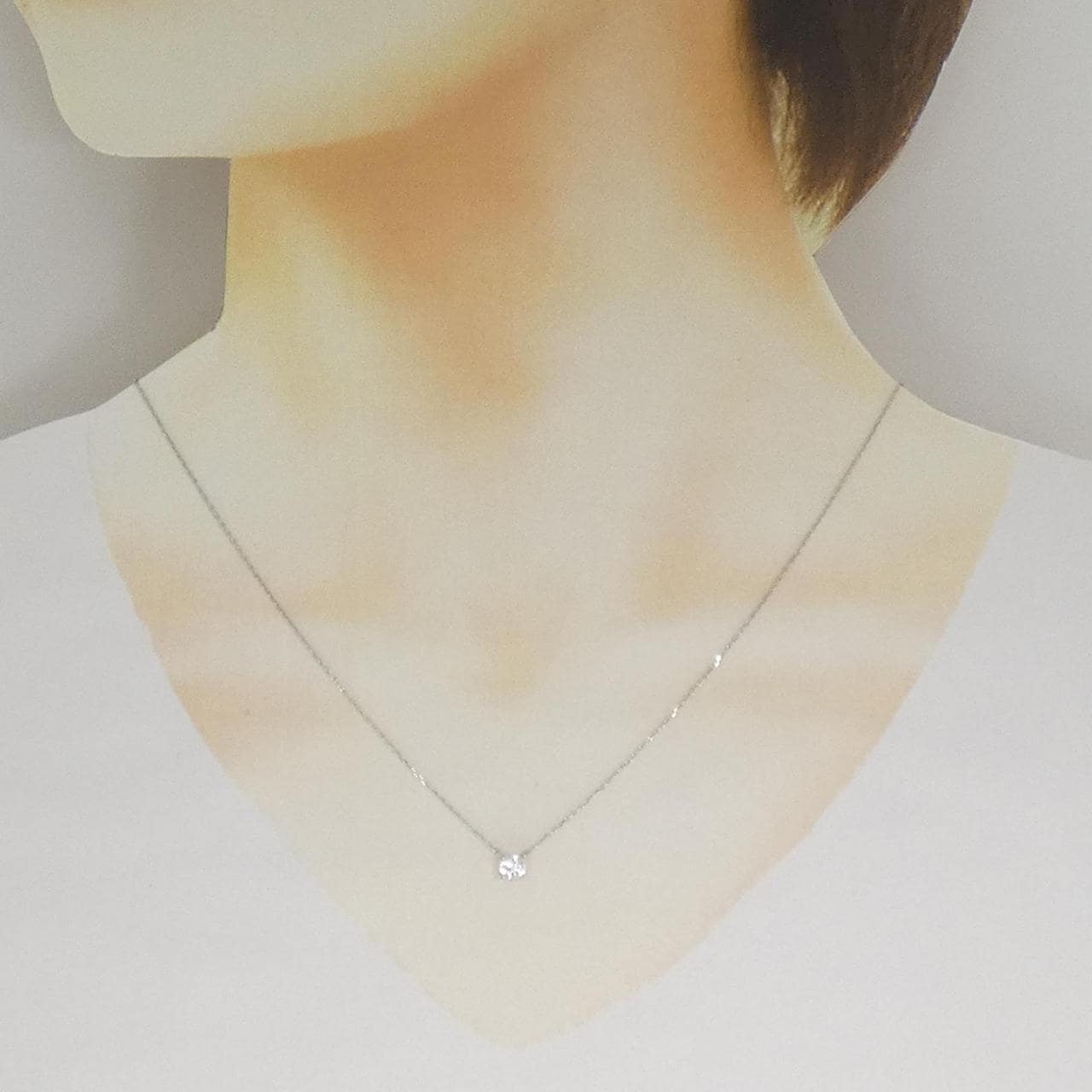 ヴァンドーム ダイヤモンド ネックレス 0.33CT