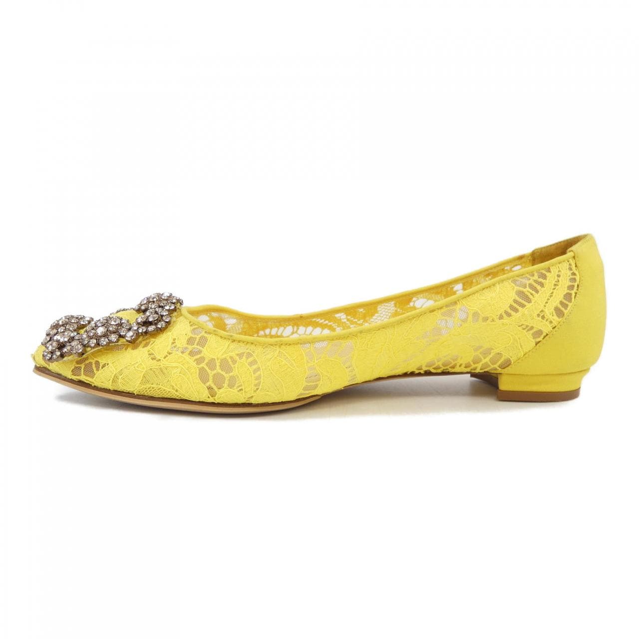 マノロブラニク MANOLO BLAHNIK HANGISIFLAT LACE ハンギシフラット レース フラットシューズ