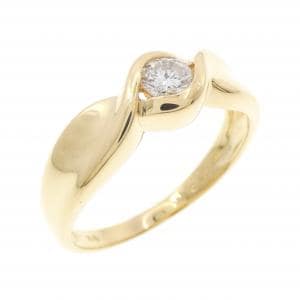 K18YG ダイヤモンド リング 0.20CT